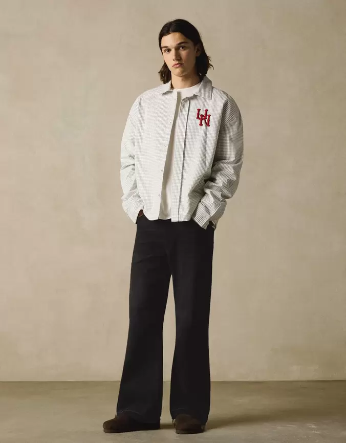 Jeansy o kroju flare straight