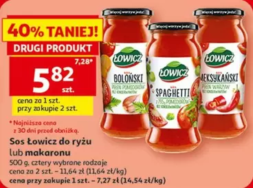 Sos Łowicz do ryżu lub makaronu