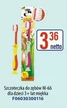 Szczoteczka do zębów M-66 dla dzieci 3+ lat miękka F060300116