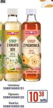 De - Syrop z kwiatu bzu S08010000130, Syrop z pigwowca S08010000125, Limonkowy S08010000151