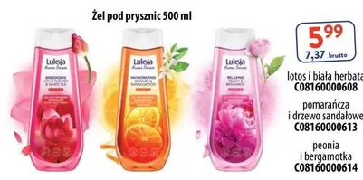 Flower - Żel pod prysznic 500 ml - lotos i biała herbata C08160000608, pomarańcza i drzewo sandałowe C08160000613, peonia i bergamotka C08160000614