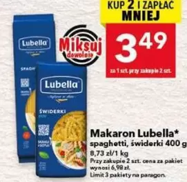 Makaron spaghetti, świderki