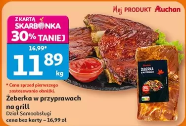Żeberka w przyprawach na grill
