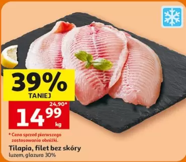 Tilapia, filet bez skóry