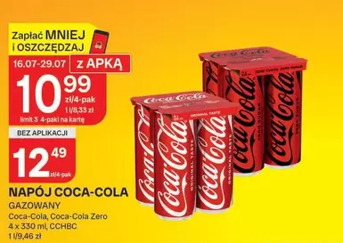 Coca Cola - NAPÓJ GAZOWANY
