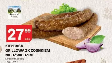 KIEŁBASA GRILLOWA Z CZOSNKIEM