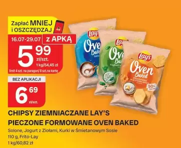 Lay'S - CHIPSY ZIEMNIACZANE PIECZONE FORMEOWANE
