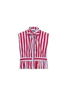 STRIPED SHIRT WITH TIED DETAIL