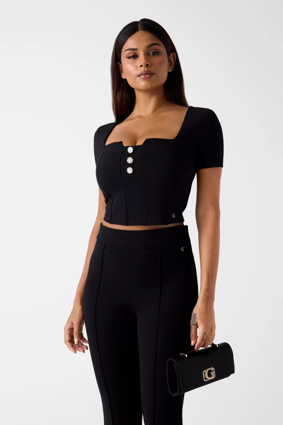 Top de escote cuadrado