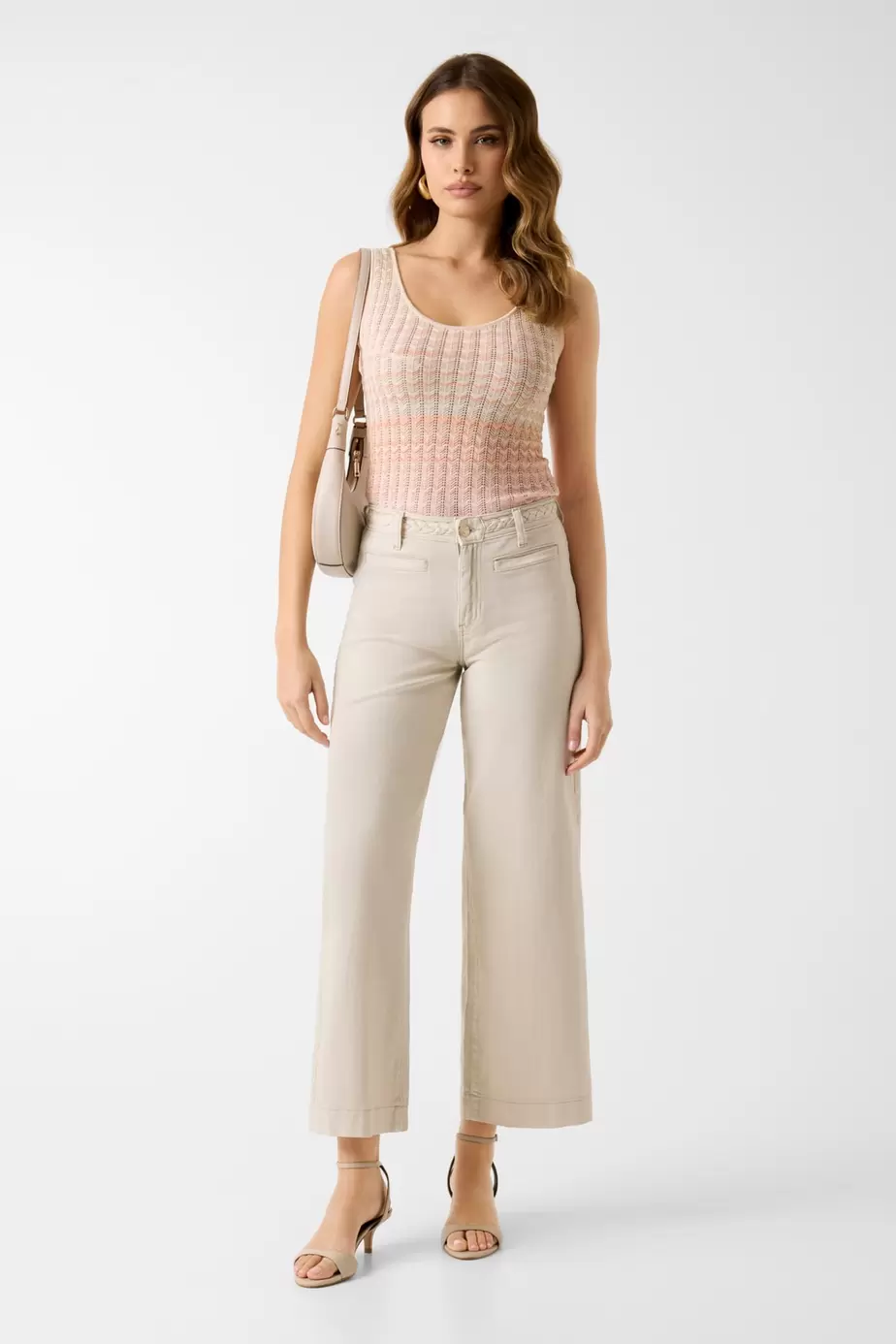 Pantalones chinos de pierna ancha