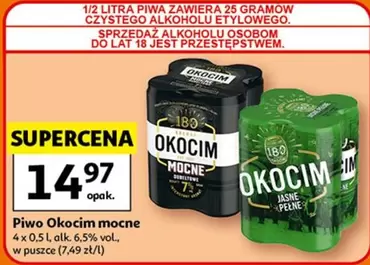 Piwo Okocim mocne