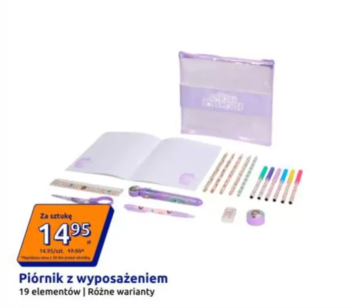 Mini - Piórnik z wyposażeniem