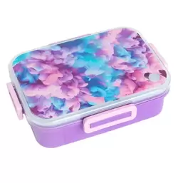 , lunchbox dzielony, Chmury niebiesko-różowe