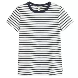 T-shirt w paski o kroju slim