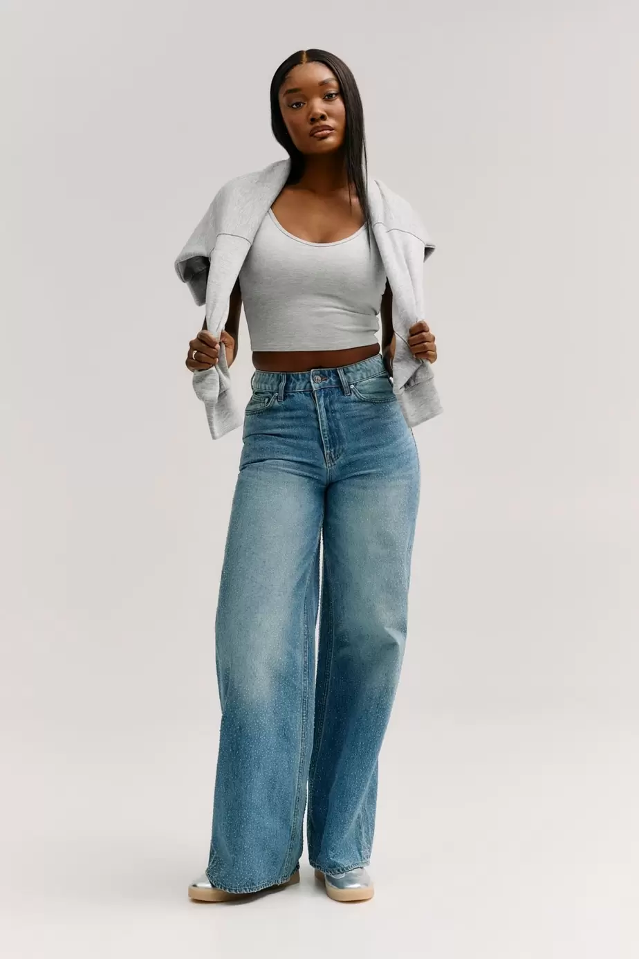 Jeans pedrería Alba