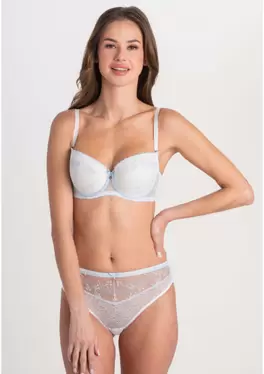 Biustonosz Selina A333 milkblue push-up