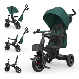 , Spinstep 2 Plus, rowerek trójkołowy 6w1, Green