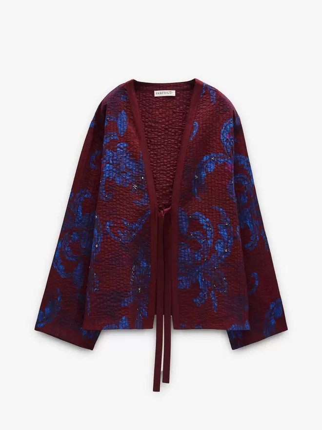 Kimono we wzory z fakturą