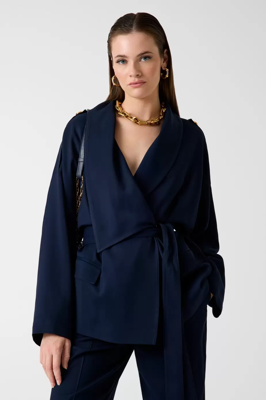Chaqueta de mezcla de lana Marciano