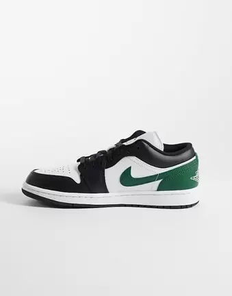 Nike Air Jordan 1 low buty sportowe w kolorze białym i zielonym