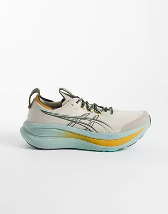 Asics Gel-Nimbus 28 buty do biegania trailowe w kolorze stone i blue