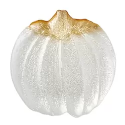 VILLA ITALIA Półmisek dekoracyjny Talerz do ciasta szklany 27,5 cm PUMPKIN