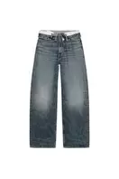 TRF FOLD-OVER WAIST MID-WAIST JEANS