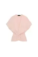 DRAPED KNIT TOP