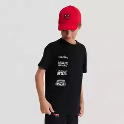 Bawełniany t-shirt relaxed Keith Haring YOUNG