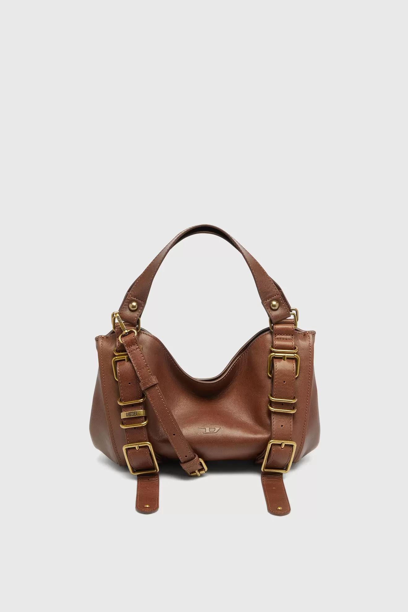 D-One-Borsa piccola a mano in pelle trattata