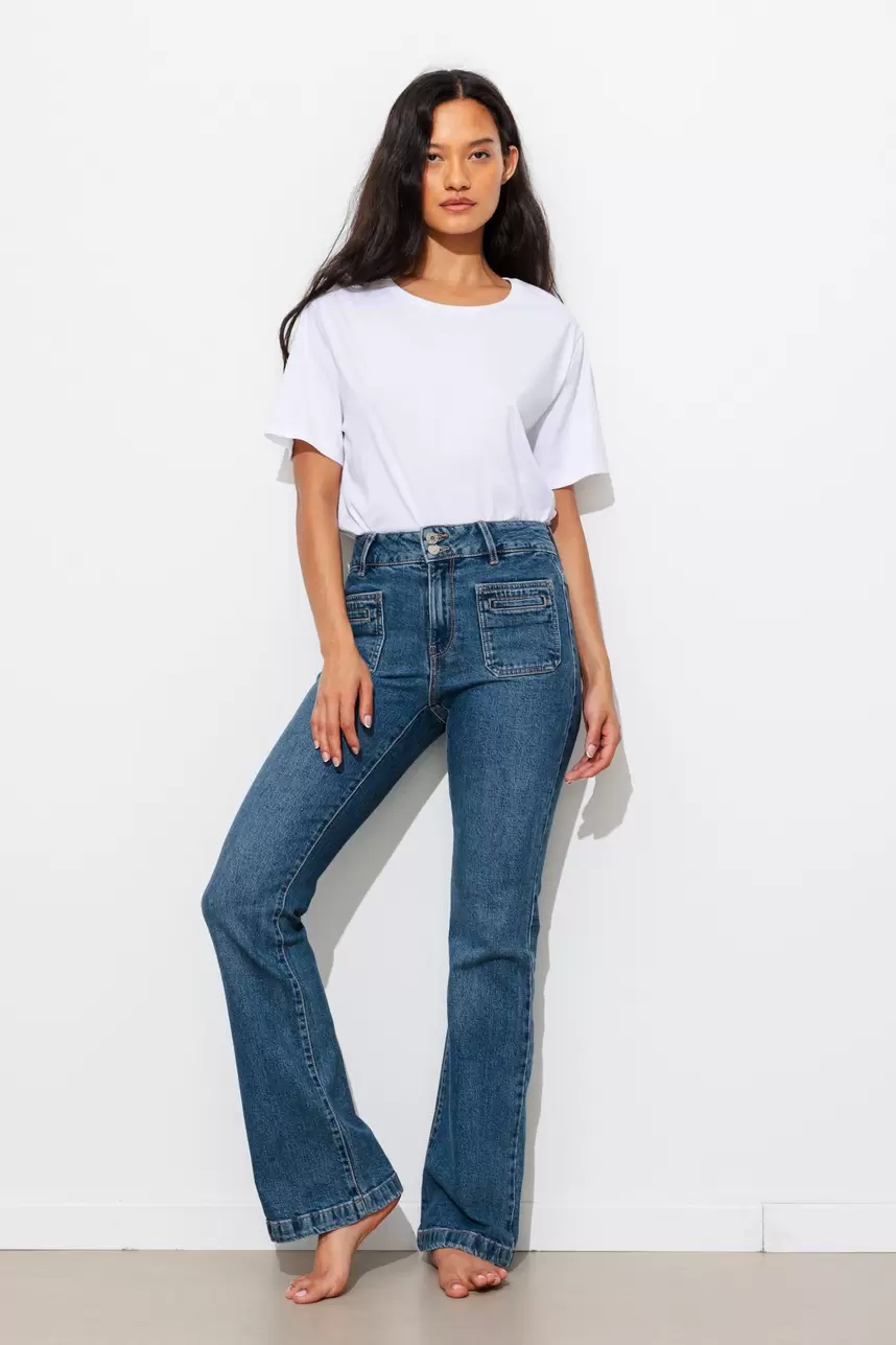 EUGENE jeansy bootcut