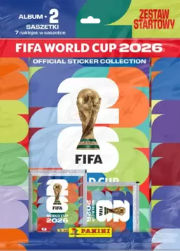 , FIFA World Cup 2026, zestaw startowy, album kolekcjonera z naklejkami kolekcjonerskimi
