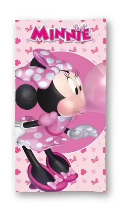 Myszka Minnie, ręcznik szybkoschnący, mikrofibra, 70x140 cm