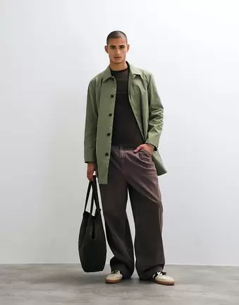 ASOS DESIGN trencz w kolorze khaki