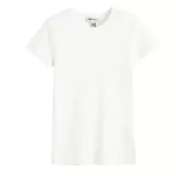 Dopasowany t-shirt z bawełny czesanej
