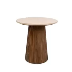 Stolik ARGENTINA marmur / drewno