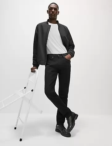 Dżinsy o kroju slim fit ze streczem