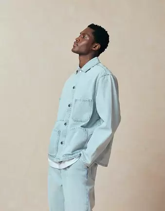 ASOS DESIGN – Jasnoniebieska koszula jeansowa oversize, część zestawu