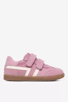 Sneakersy skórzane na rzepy