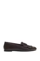 LEATHER FRINGE LOAFERS