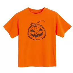 , T-shirt chłopięcy, pomarańczowy