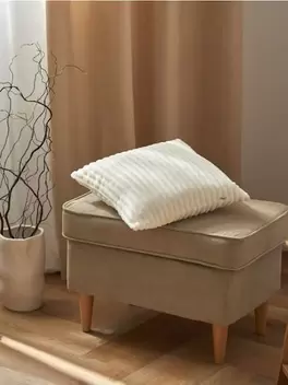 Prążkowana poszewka na poduszkę