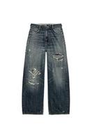 TRF MID-WAIST TURN-UP WAIST JEANS