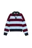 STRIPED KNIT POLO