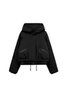 SHORT TECHNICAL ANORAK WATER-REPELLENT WINDPROOF