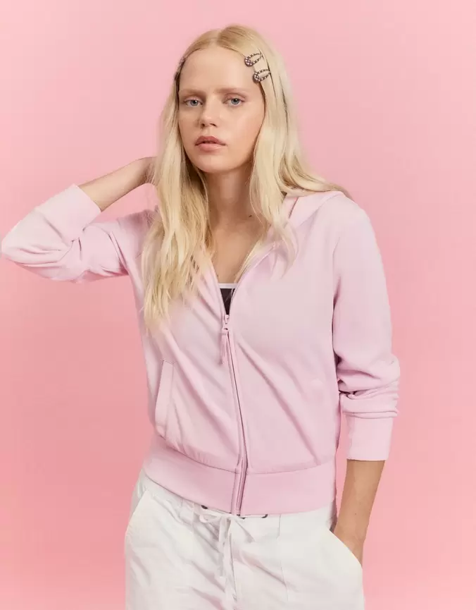 Bluza z kapturem i suwakiem