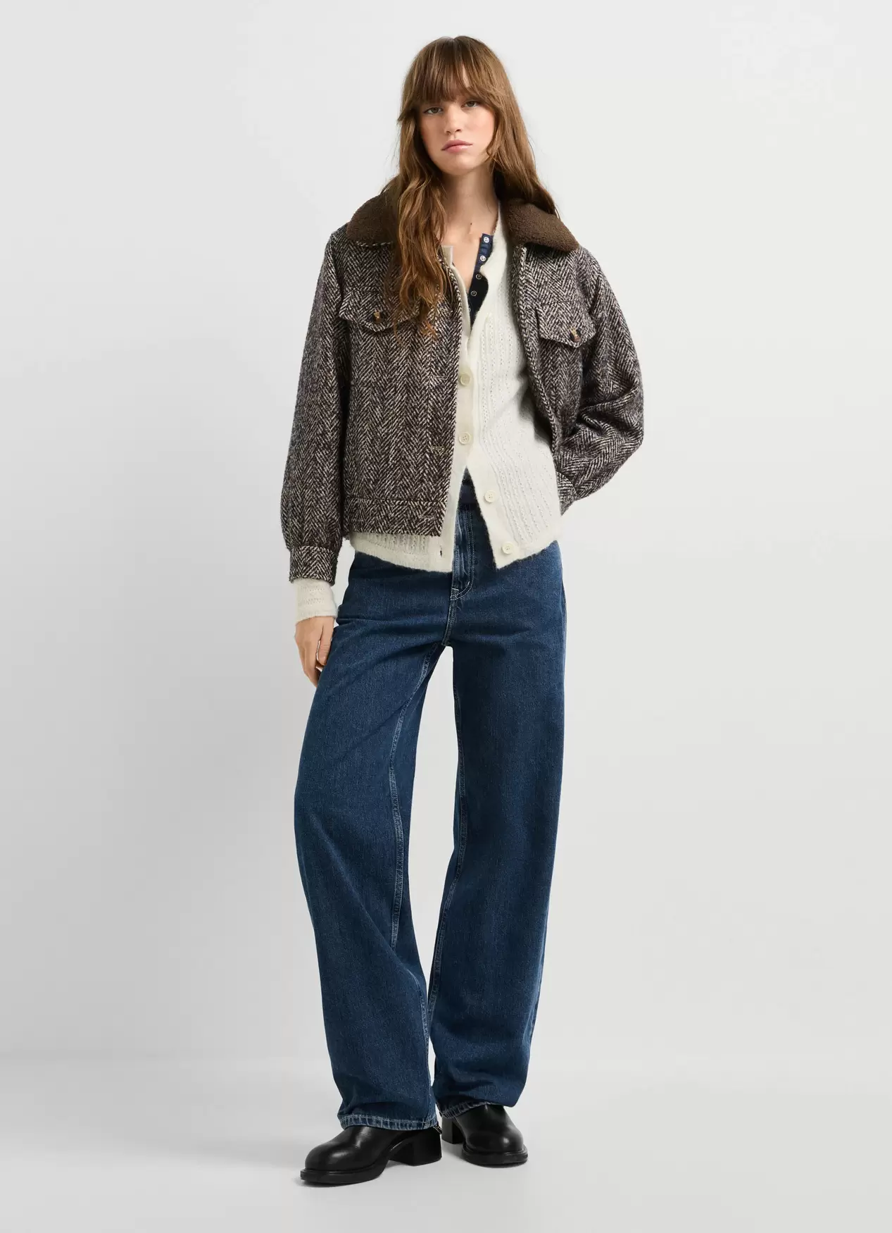 Eden - Jeansy Straight Fit High Waist