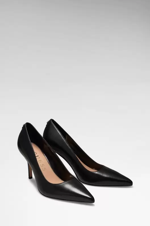 Prindy Genuine Leather Court Shoes