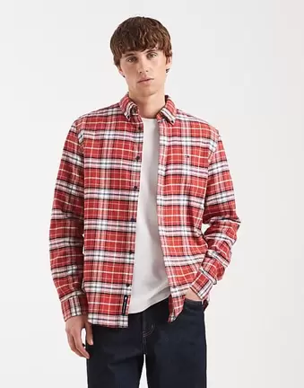Tommy Jeans – Flanelowa koszula w czerwoną kratę