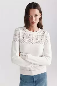 Jersey de punto cenefa